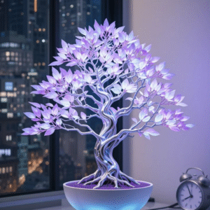 Purple LED Tree / Purple LED Bonsai Tree