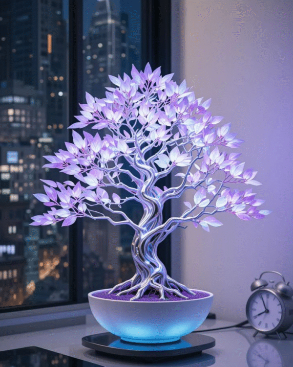 Purple LED Tree / Purple LED Bonsai Tree