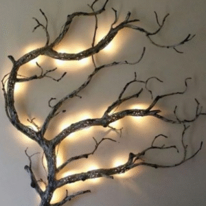 Tree Branch Wall Light / Tree Branch Wall Art
