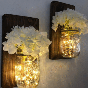 Mason Jar Flower Lights / Mason Jar Fairy Lights