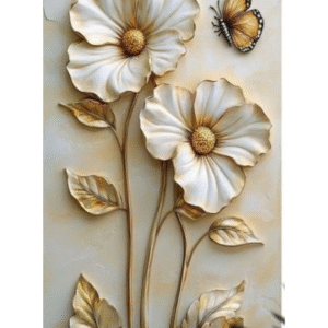 Wooden Wall Art with Hanging Planters