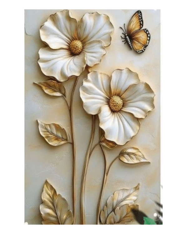 Wooden Wall Art with Hanging Planters
