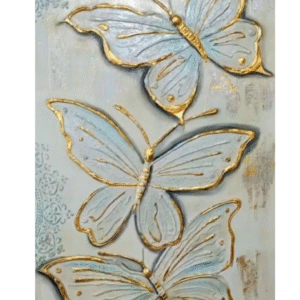 Wave Design Wall Art / Abstract Wavy Metal Wall Decor