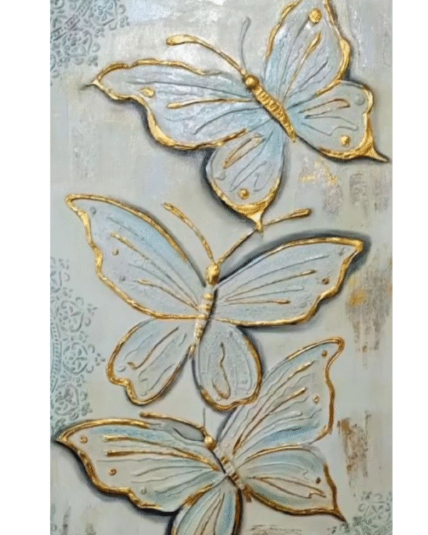 Wave Design Wall Art / Abstract Wavy Metal Wall Decor