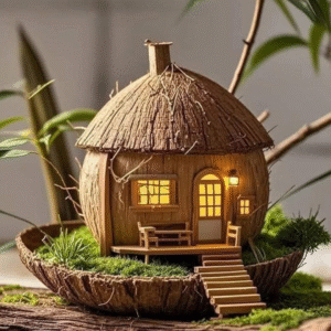 Fairy House Model / Coconut Shell House